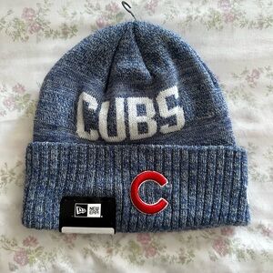 New Era Blue Cubs Beanie